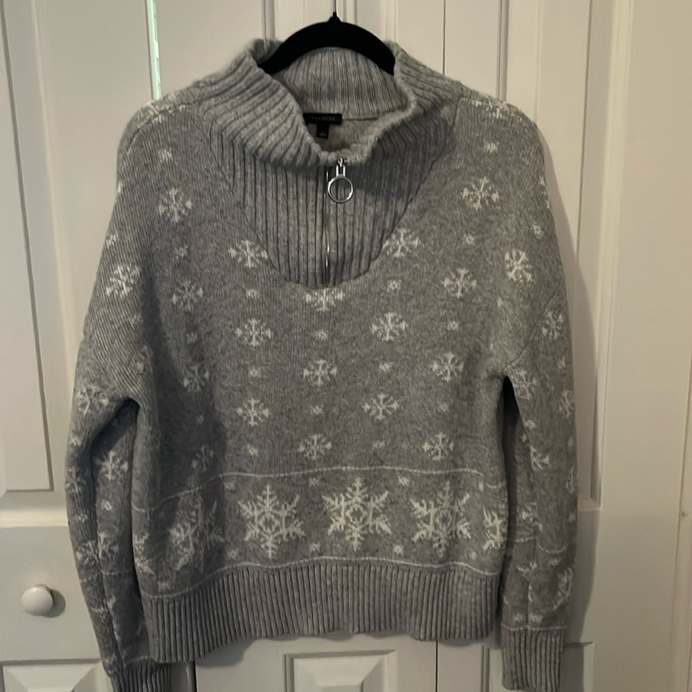 Talbots snowflake sweater Size L